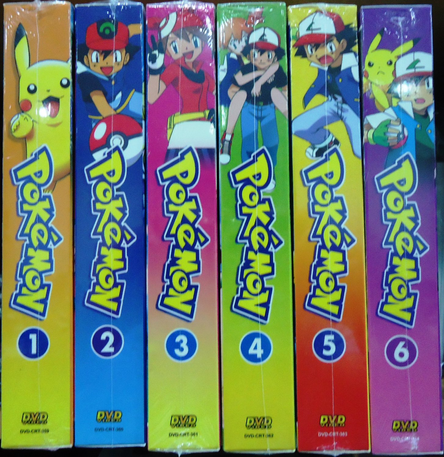 DVD ANIME POKEMON Season 1-5 Vol.1-275End Indigo Johto Master Quest ...