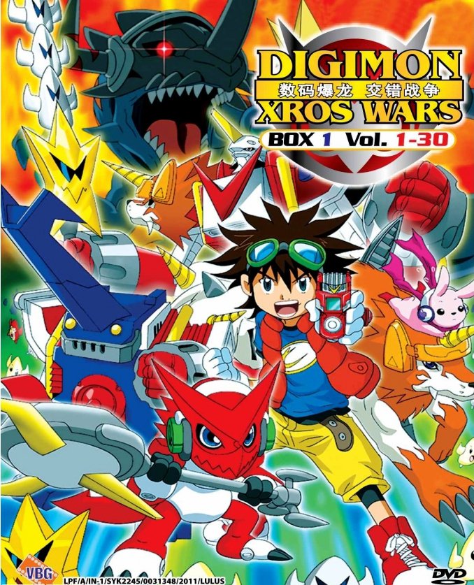 DVD ANIME Digimon Xros Wars Season 1 Vol.1-30End Digimon Fusion English Sub