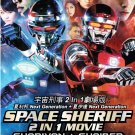 DVD Space Sheriff 2 Movies Sharivan Next Generation + Shaider Next Generation