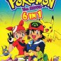 DVD ANIME POKEMON 6 Movies Pikachu Cantonese Audio Chinese Sub Region All