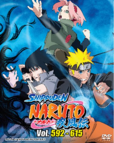 DVD ANIME NARUTO SHIPPUDEN Vol.592-615 Box Set 24 Episode Region All Free Ship