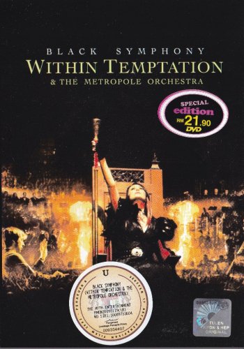 WITHIN TEMPTATION & THE METROPOLE ORCHESTRA Black Symphony DVD NEW NTSC Region 0