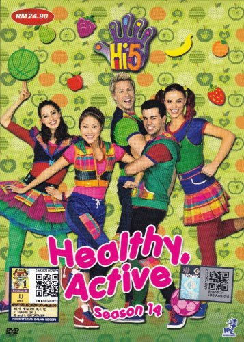 DVD Hi-5 Healthy Active 5 Episodes Australia Series Season 14 Region All