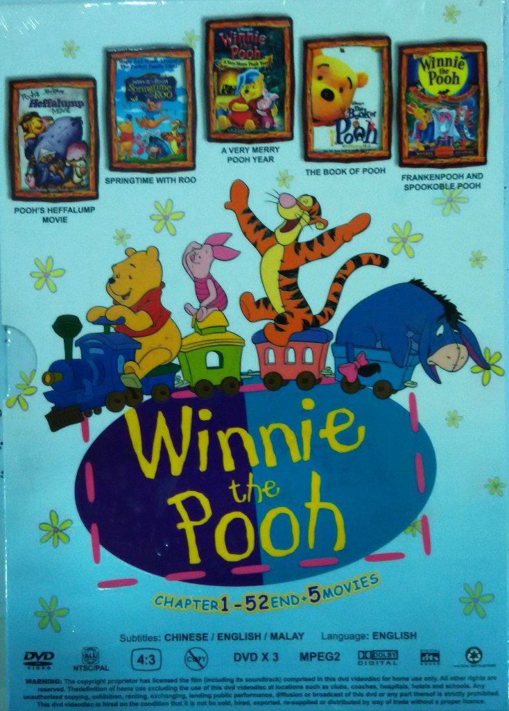 dvd animation winnie the pooh chapter 152end  5 movies