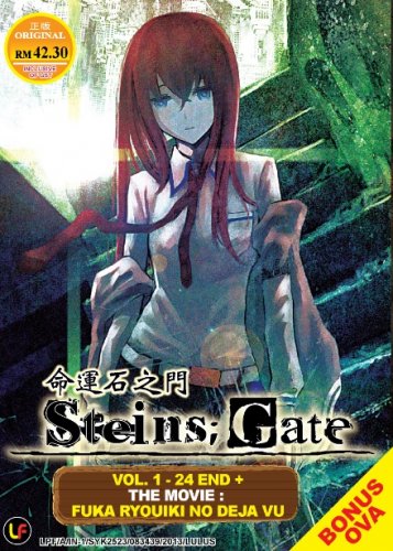 DVD ANIME STEINS GATE Vol.1-24End Complete TV Series + Movie + OVA English Sub