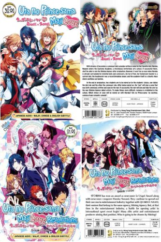 DVD JAPAN ANIME Uta no Prince-sama Maji Love 1000% 2000% Revolutions English Sub