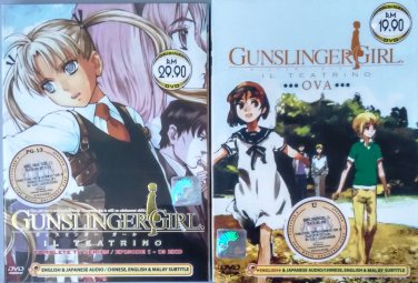 DVD ANIME Gunslinger Girl IL Teatrino Complete TV Series + OVA English Audio