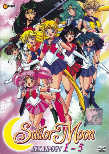 DVD JAPANESE ANIME SAILOR MOON Complete TV Series Season 1-5 English Audio