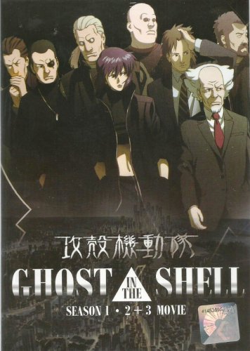 DVD JAPAN ANIME GHOST IN THE SHELL Season 1-2 + 3 Movie English Audio Region All