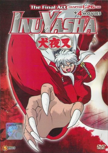 DVD JAPANESE ANIME INUYASHA The Final Act Vol.1-26End + 4 Movies English Audio