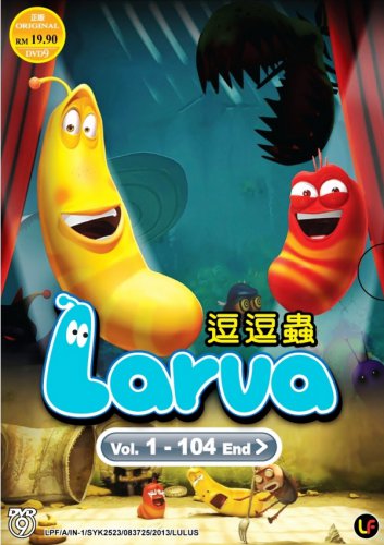 DVD KOREA ANIME CARTOON LARVA Complete TV Series Vol.1-104End Region All