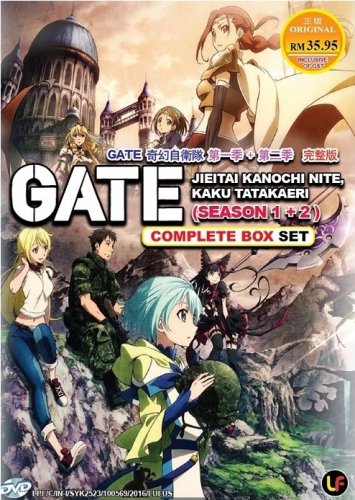 DVD JAPANESE ANIME Gate Jieitai Kanochi Nite Kaku Tatakaeri Season 1-2 Eng Sub