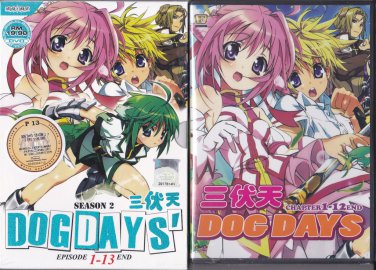 DVD JAPANESE ANIME DOG DAYS Season 1-2 Vol.1-26End Region All English Sub