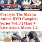Parasyte The Maxim Anime DVD Complete Series Vol.1-24End + Live Action Movie 1-2