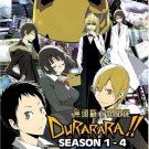 DVD DURARARA Season 1-4 Vol.1-61End DRRR Japanese Anime Region All English Sub