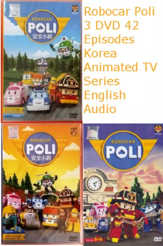 ROBOCAR POLI 3 DVD NEW Korean Animated Children Cartoon TV Series 42 Episodes