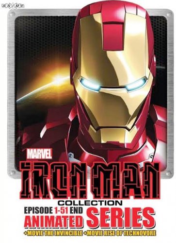 DVD Marvel Iron Man Collection Animated Series TV 1-51End 2 Movies English Audio