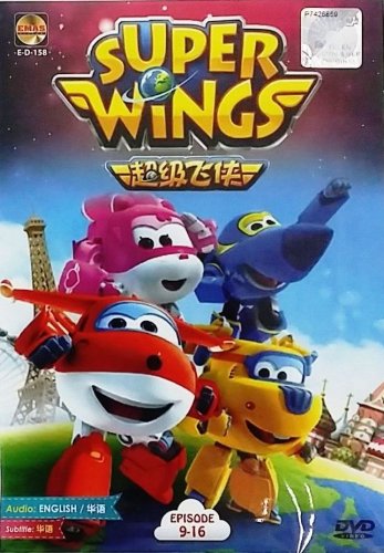 DVD SUPER WINGS Vol.2 Episode 9-16 Korean Animated Cartoon English Audio