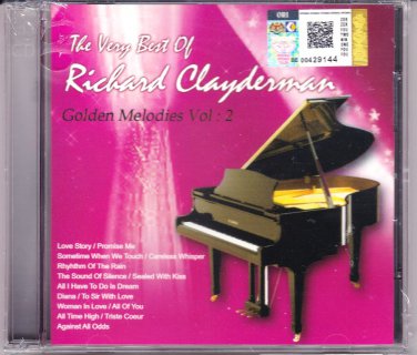 RICHARD CLAYDERMAN The Very Best of Golden Melodies Vol.2 CD New 22 Tracks