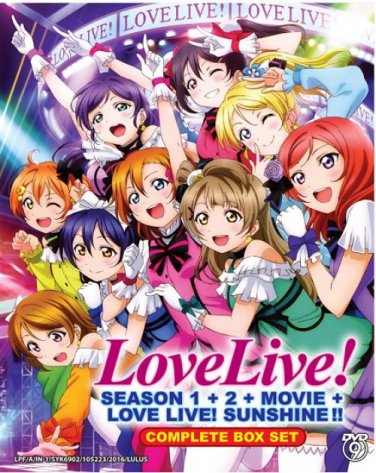 DVD Love Live School Idol Project Season 1-2 Movie + Sunshine Anime English Sub