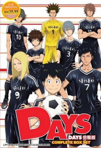DVD Days Complete TV Series Vol.1-24End Japanese Comedy Sports Anime English Sub