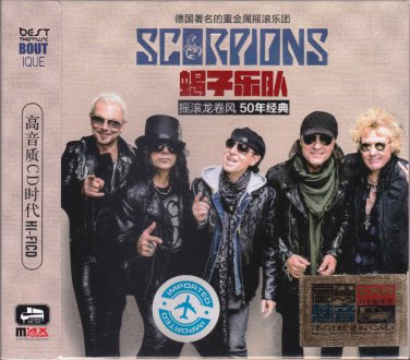 SCORPIONS 50 Years Classics Greatest Hits Music 3 CD HD Mastering Hi-Fi Sound