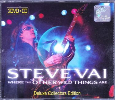 STEVE VAI Live in Minneapolis 2DVD+CD Where The Other Wild Things Are Region All