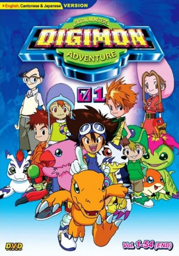 DVD Digital Monsters Digimon Adventure 01 Vol.1-54End Anime English Audio