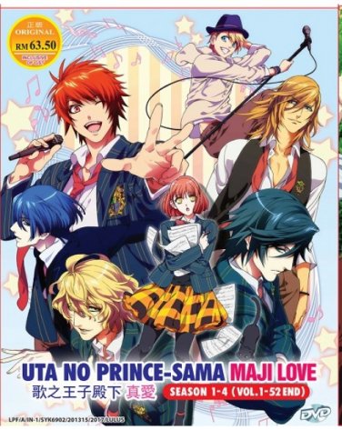 UTA NO PRINCE SAMA Maji Love 1000% 2000% + Revolutions Season 1-4 English Sub