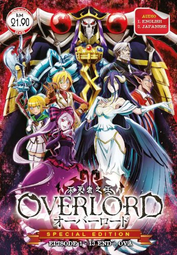 DVD Overlord Special Edition Vol.1-13End + OVA Japanese Anime English Dubbed