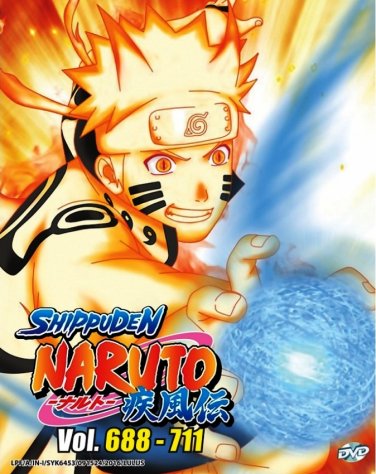 DVD Naruto Shippuden Box 24 Vol.688-711 Japanese Anime English Sub 24 Episodes