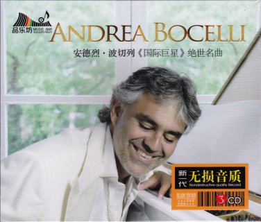 ANDREA BOCELLI Greatest Hits 3 CD 24 Bit Gold Disc 24K Hi-Fi Surround Box Set