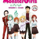 DVD Interviews with Monster Girls Vol.1-12End Demichan wa Kataritai English Sub