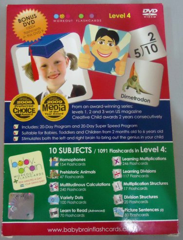 DVD 10 Subjects 1091 Flashcards in Level 4 DVD