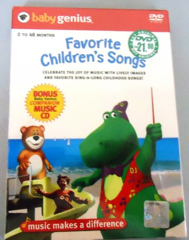 DVD+CD Baby Genius Favorite Children&Acirc;&acute;s Songs DVD+CD