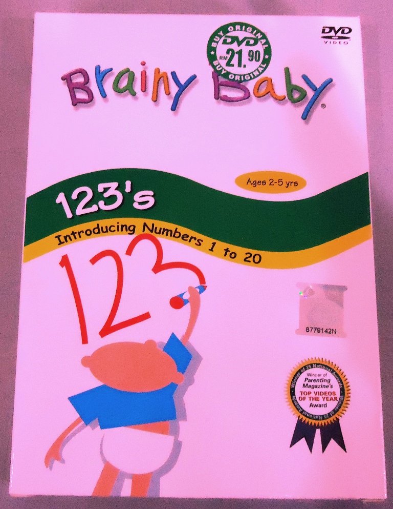Brainy baby 123 s introducing numbers 1 to 20 dvd