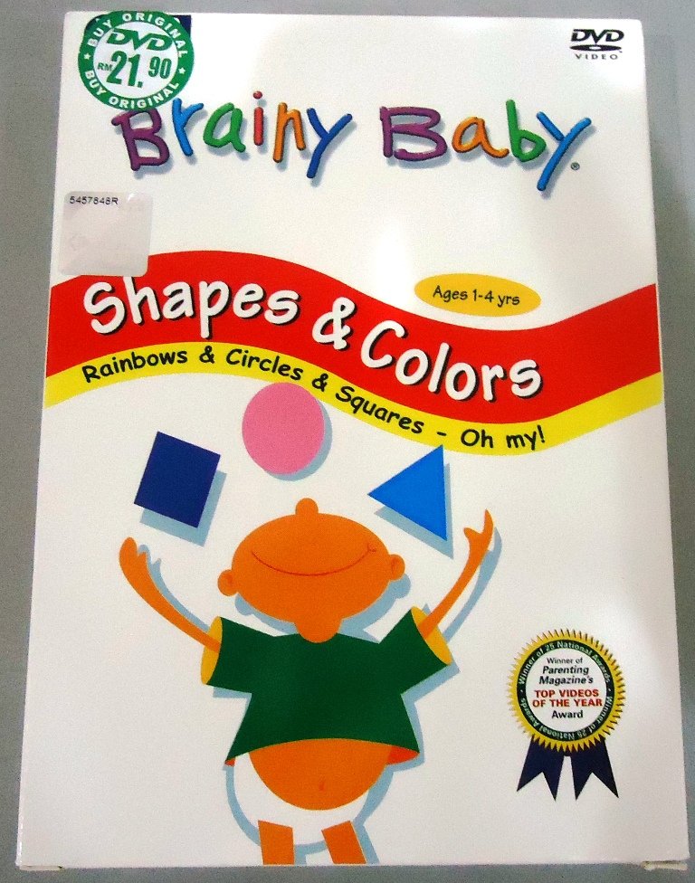 Brainy Baby Shapes & Colors Rainbow & Circles & Squares Oh my! DVD