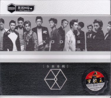 EXO Exodus + Greatest Hits 3CD Black Rubber CD Premium Quality Korean Band K-Pop