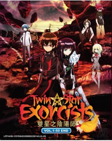 DVD ANIME Twin Star Exorcists Vol.1-50End Sousei no Onmyouji English Sub
