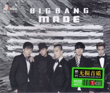BIGBANG Made + Greatest Hits 3CD Korean Band K-Pop Gold Disc 24K Hi-Fi Sound