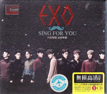EXO Sing For You + Greatest Hits 3CD Korean Band K-Pop Gold Disc 24K  Hi-Fi