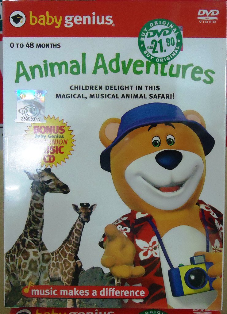 Baby Genius Animal Adventures DVD