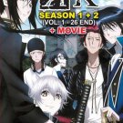 DVD ANIME K The Animation K Project Season 1-2 + Movie Complete Set English Sub
