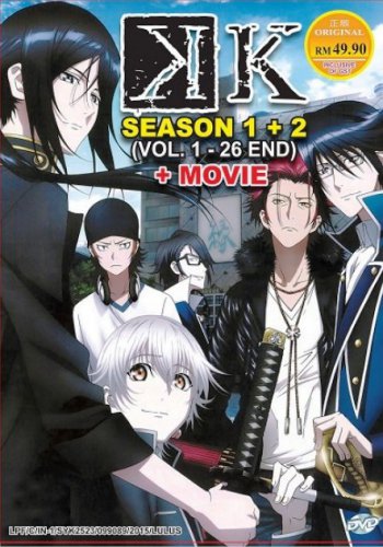 DVD ANIME K The Animation K Project Season 1-2 + Movie Complete Set English Sub