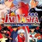 DVD ANIME Inuyasha Feudal Fairy Tale Season 1-2 Vol.1-167End + 4 Movies Eng Sub