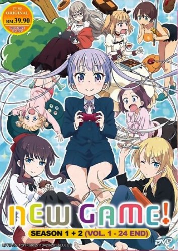 DVD New Game TV Series Season 1-2 Japanese Anime Region All English Sub