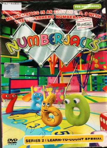 DVD Number Jacks Series 2 - Learn to count special Region All English Dubbed & Sub
