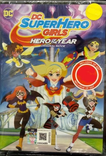 DVD DC Super Hero Girls Hero Of The Year Original Movie Anime Region All English Dubbed English sub