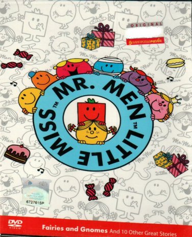 DVD Mr. Men Little Miss Fairies And Gnomes Region All English Dubbed English sub