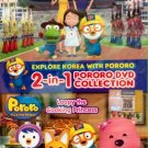 DVD ANIME Explore Korea With Pororo The Little Penguin 2-in-1 Collection Eng Sub
